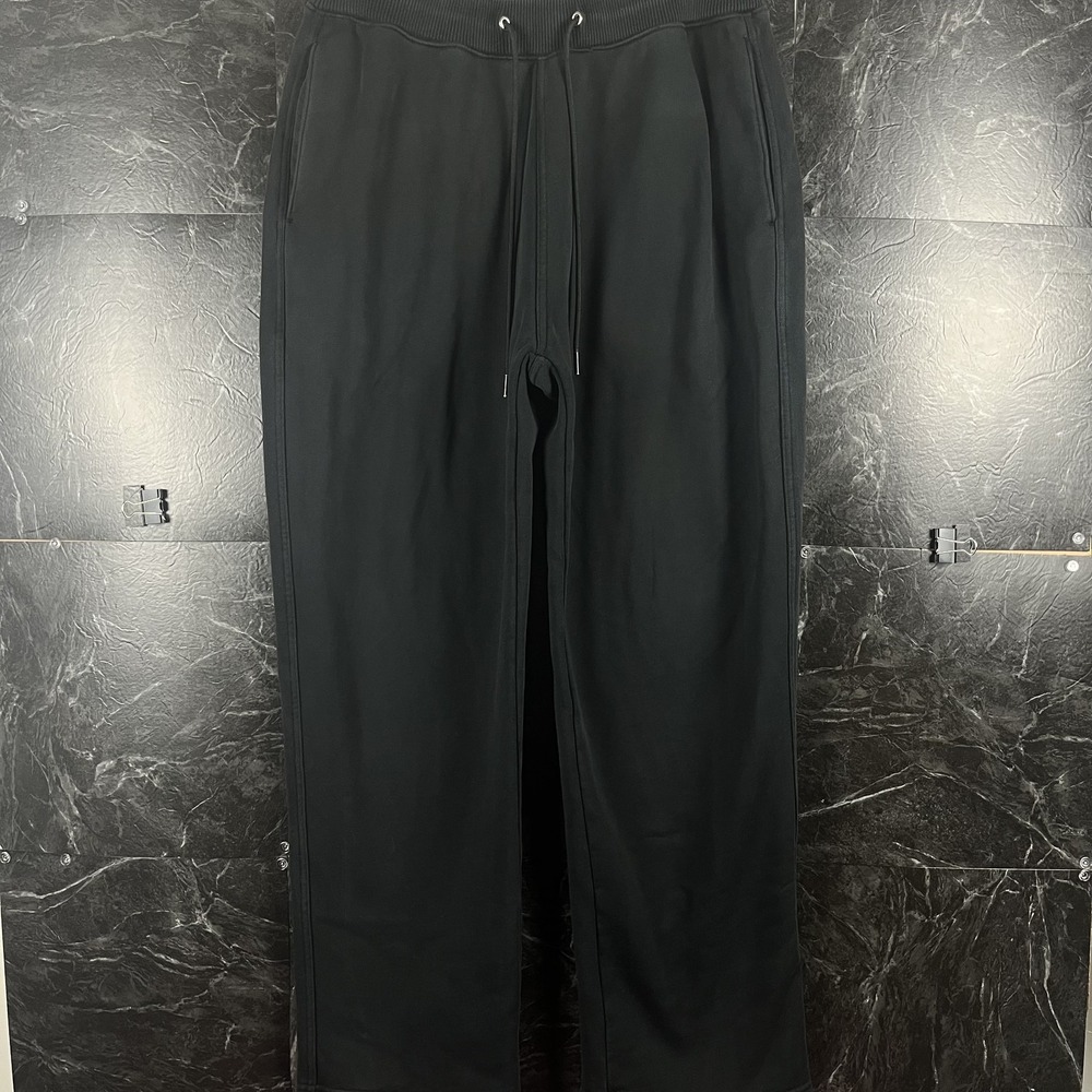 Abercrombie&Fitch Men's Black Premium Heavyweight Hem Sweatpants Medium